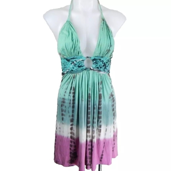 Sky Clothing Tie Dye Mini Dress - Picture 1 of 4